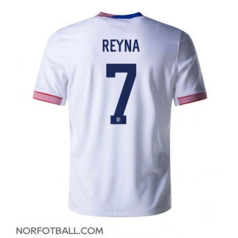 Billige Fotballdrakt USA Giovanni Reyna #7 Replika Hjemmedrakt Copa America 2024 Kortermet